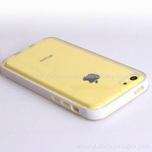 Hot selling PC+TPU mixed case for iPhone 5C